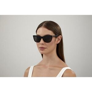Saint Laurent Women YSL SL515 58mm Cat Eye Sunglasses Havana Green New Authentic
